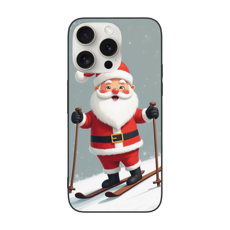 聖誕老人滑雪主題 iPhone 15 Pro/Pro Max 手機殼 - OKOMALL